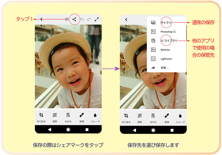 フォトショップFix写真の保存