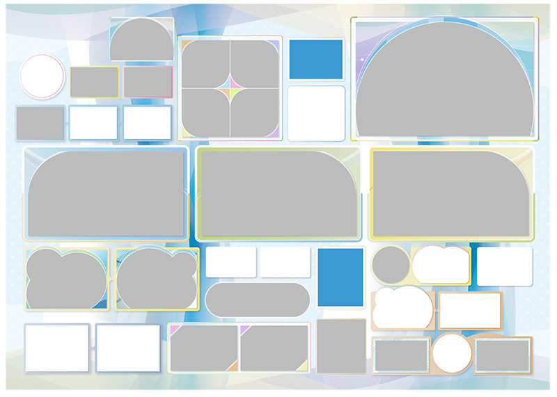 卒園アルバムテンプレートサンプル