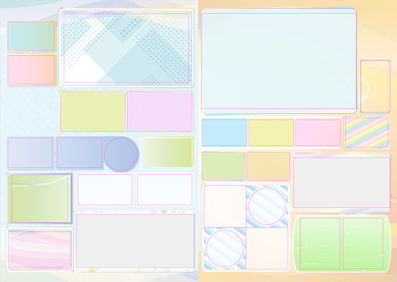 卒園アルバム キャンバテンプレート10