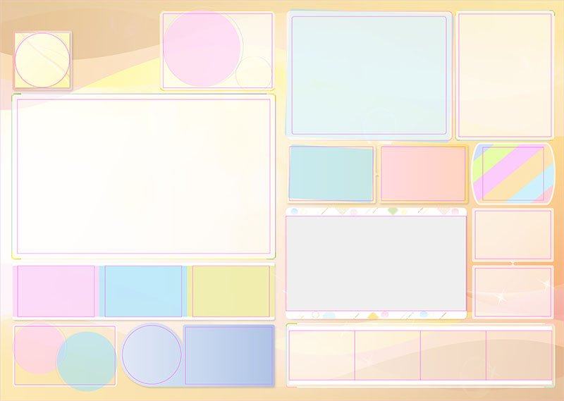 卒園アルバム キャンバテンプレート11