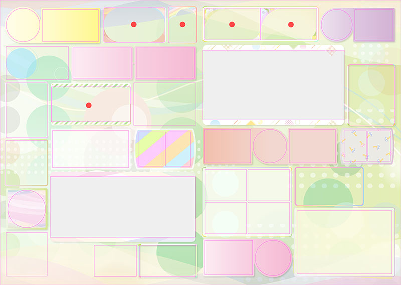 卒園アルバム キャンバテンプレート13