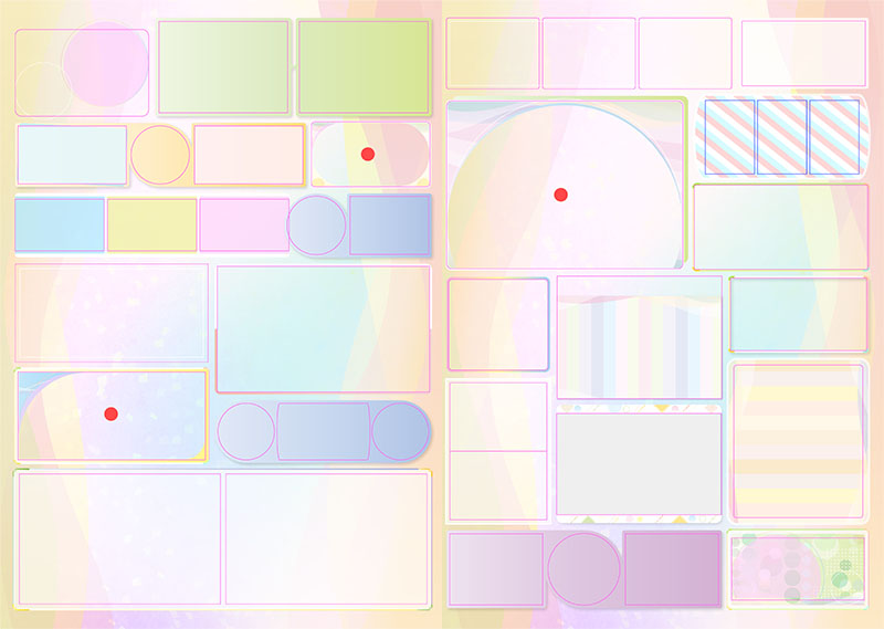 卒園アルバム キャンバテンプレート14