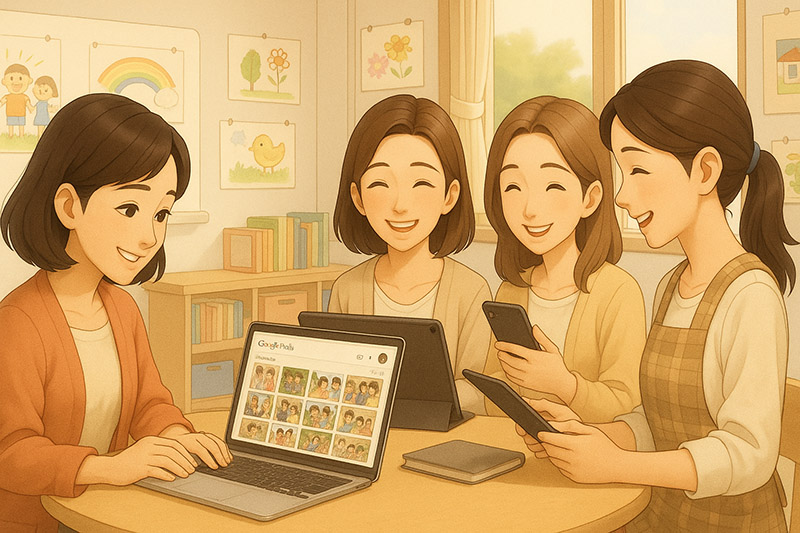 みんなで卒園アルバムを作るならスマホだけは危険信号