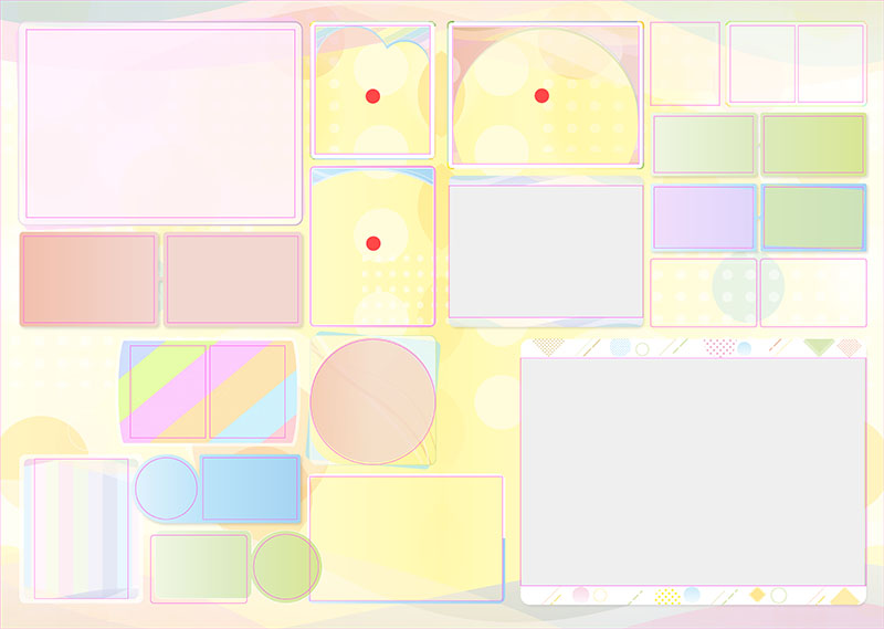 卒園アルバム キャンバテンプレート15