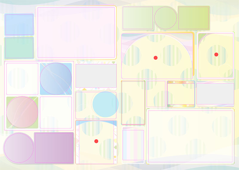 卒園アルバム キャンバテンプレート16