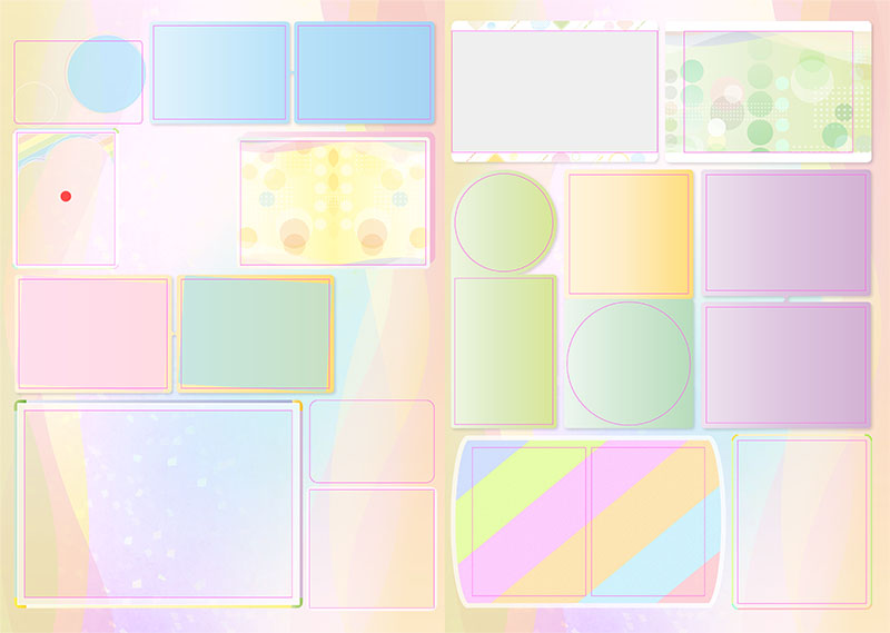 卒園アルバム キャンバテンプレート17