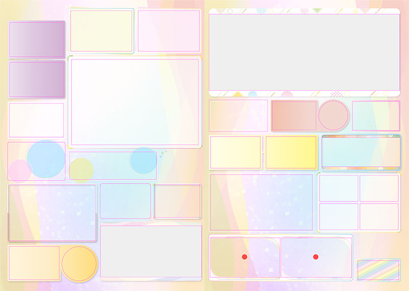 卒園アルバム キャンバテンプレート19