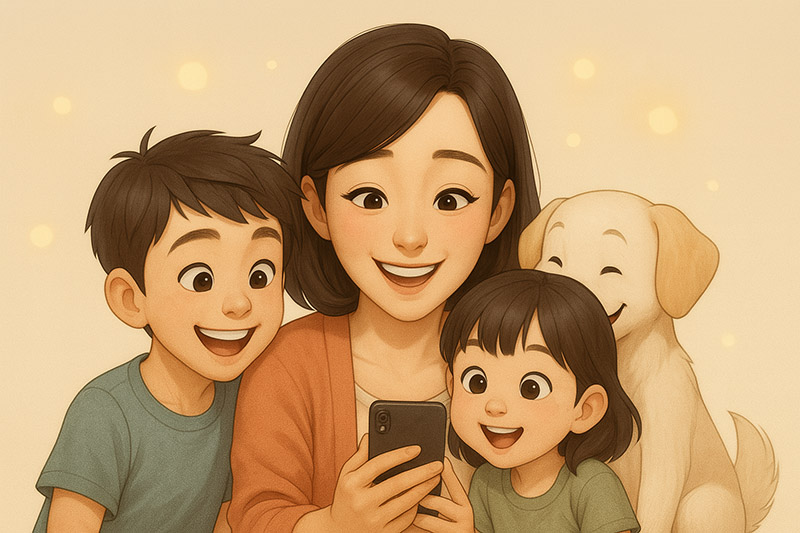 スマホでもちゃんとした卒園アルバムは作れる