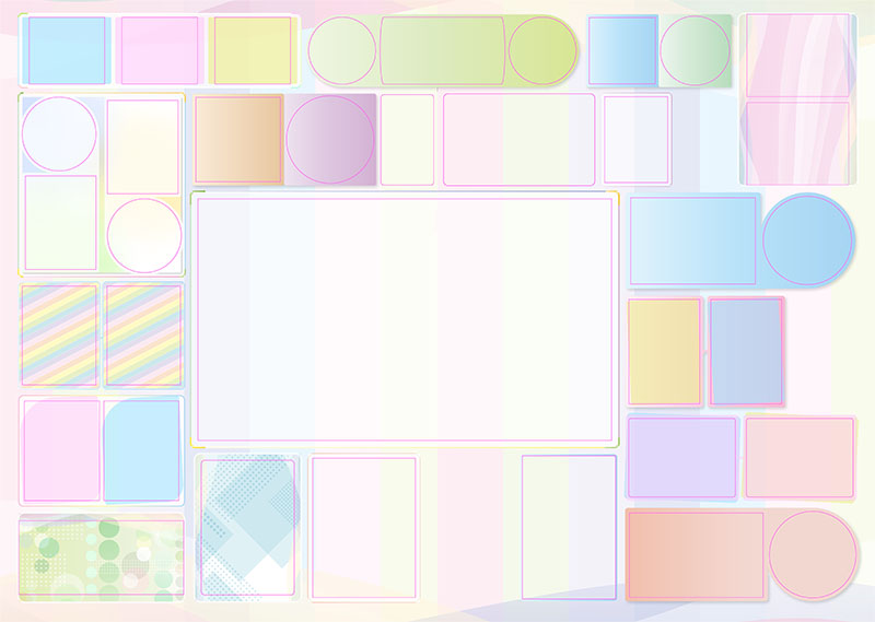 卒園アルバム キャンバテンプレート25