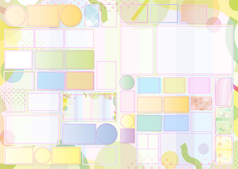 卒園アルバム キャンバテンプレート28