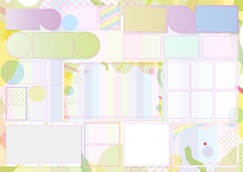 卒園アルバム キャンバテンプレート30