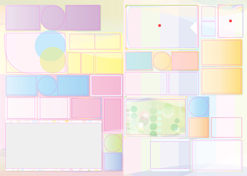 卒園アルバム キャンバテンプレート33