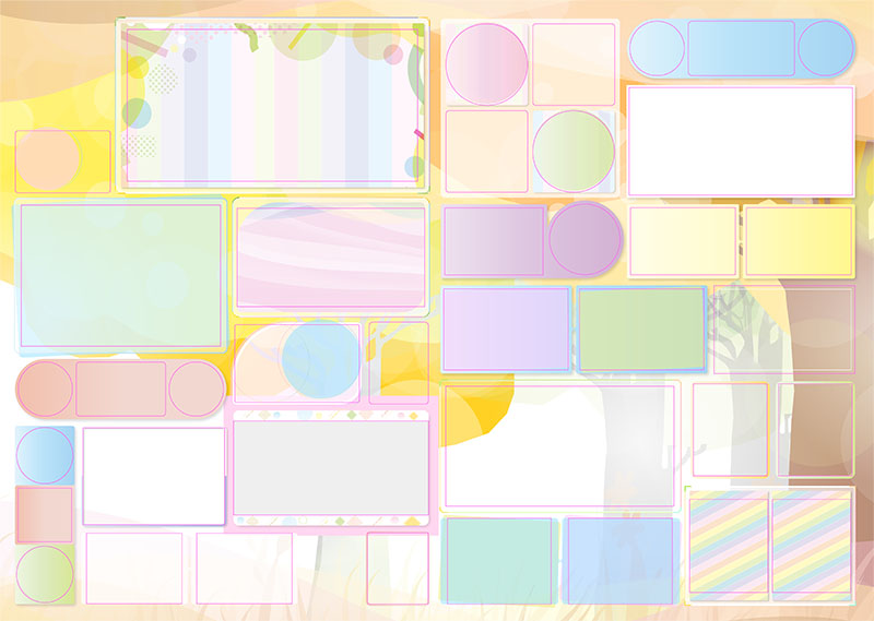 卒園アルバム キャンバテンプレート35