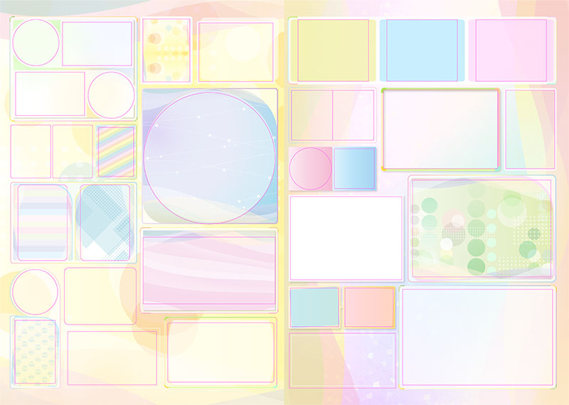 卒園アルバム キャンバテンプレート36