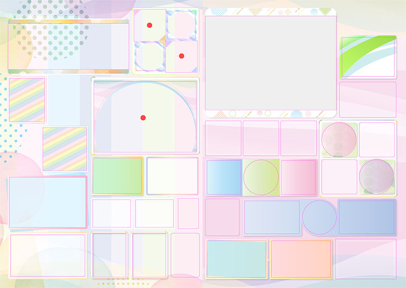 卒園アルバム キャンバテンプレート37