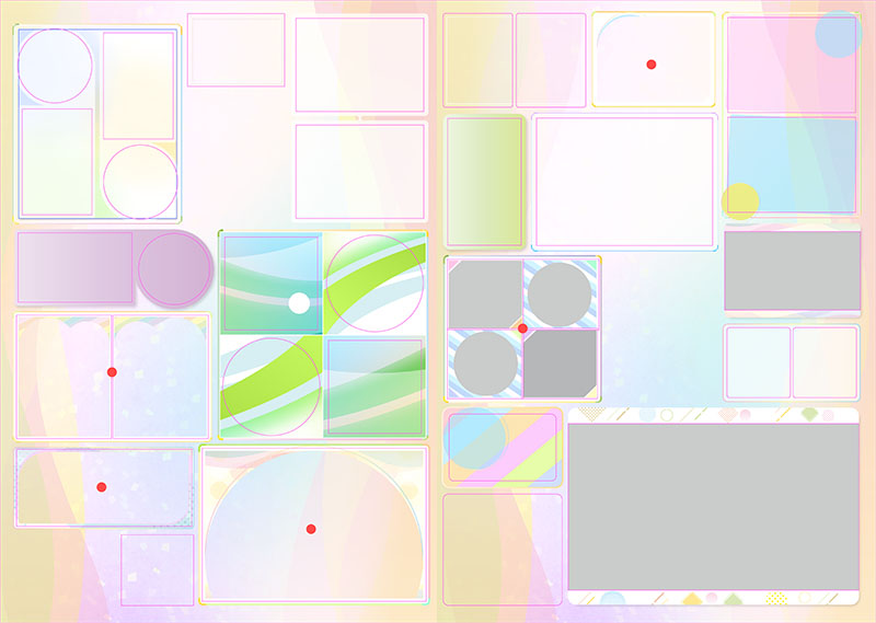 卒園アルバム キャンバテンプレート3