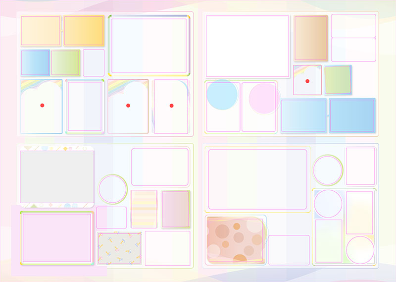 卒園アルバム キャンバテンプレート40