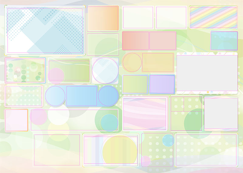 卒園アルバム キャンバテンプレート42