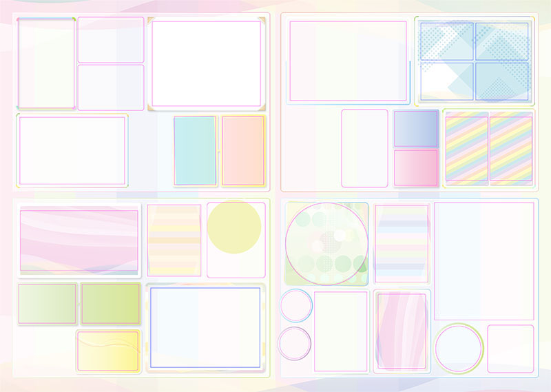 卒園アルバム キャンバテンプレート43