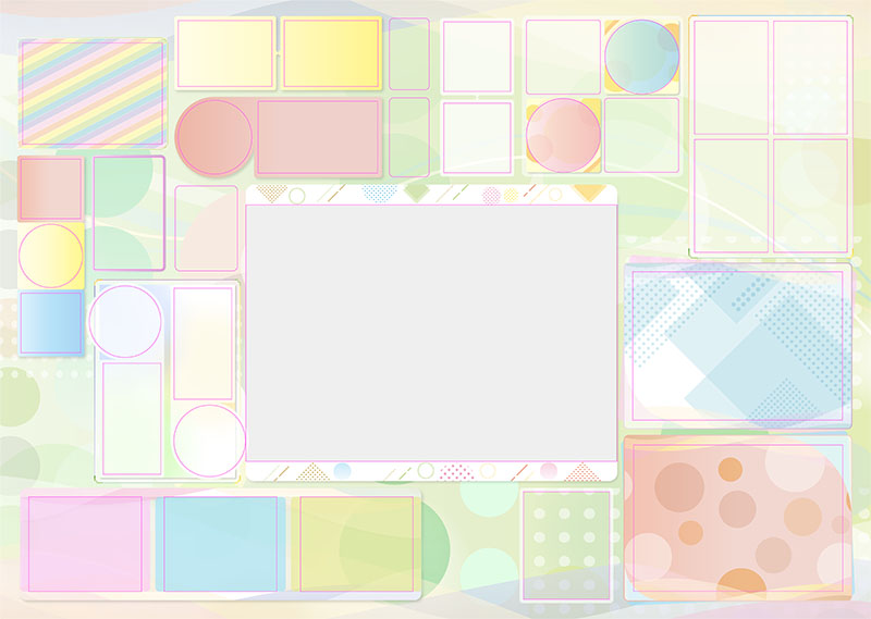 卒園アルバム キャンバテンプレート45