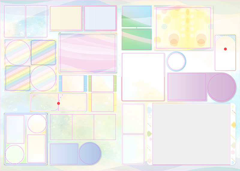 卒園アルバム キャンバテンプレート4