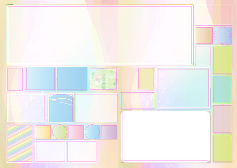 卒園アルバム キャンバテンプレート50