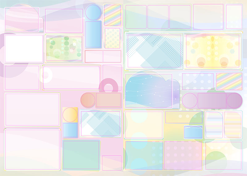 卒園アルバム キャンバテンプレート55