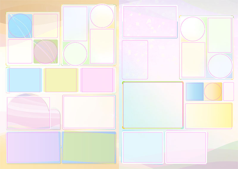 卒園アルバム キャンバテンプレート57