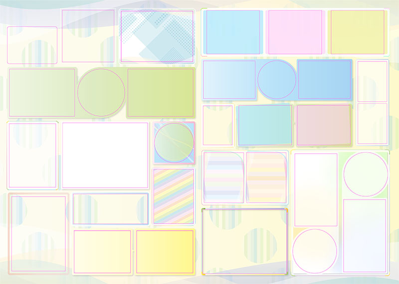 卒園アルバム キャンバテンプレート58