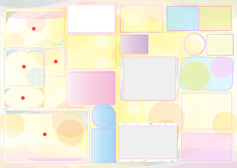 卒園アルバム キャンバテンプレート5