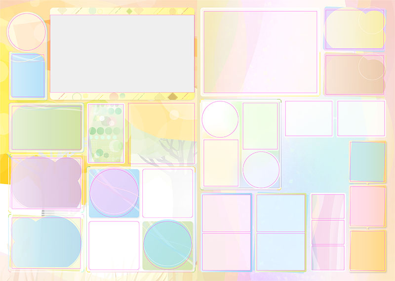 卒園アルバム キャンバテンプレート60