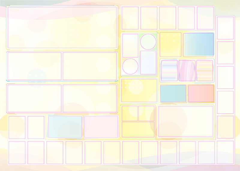 卒園アルバム キャンバテンプレート64