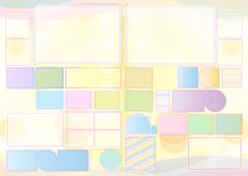 卒園アルバム キャンバテンプレート69