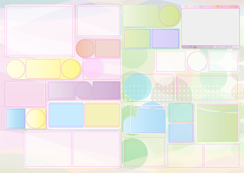 卒園アルバム キャンバテンプレート70