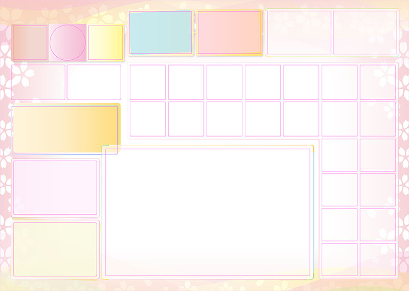 卒園アルバム キャンバテンプレート73