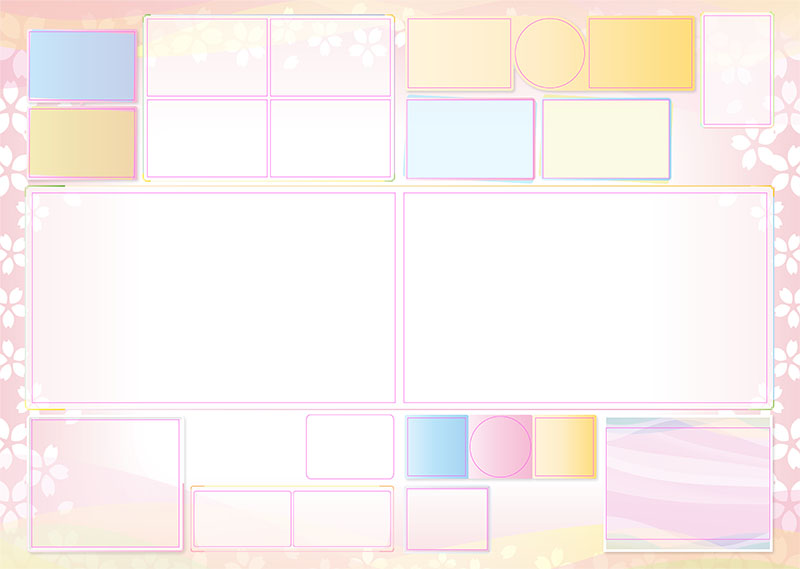 卒園アルバム キャンバテンプレート75