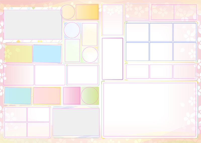 卒園アルバム キャンバテンプレート76