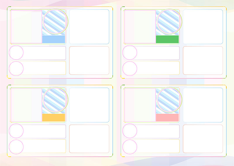 卒園アルバム キャンバテンプレート81