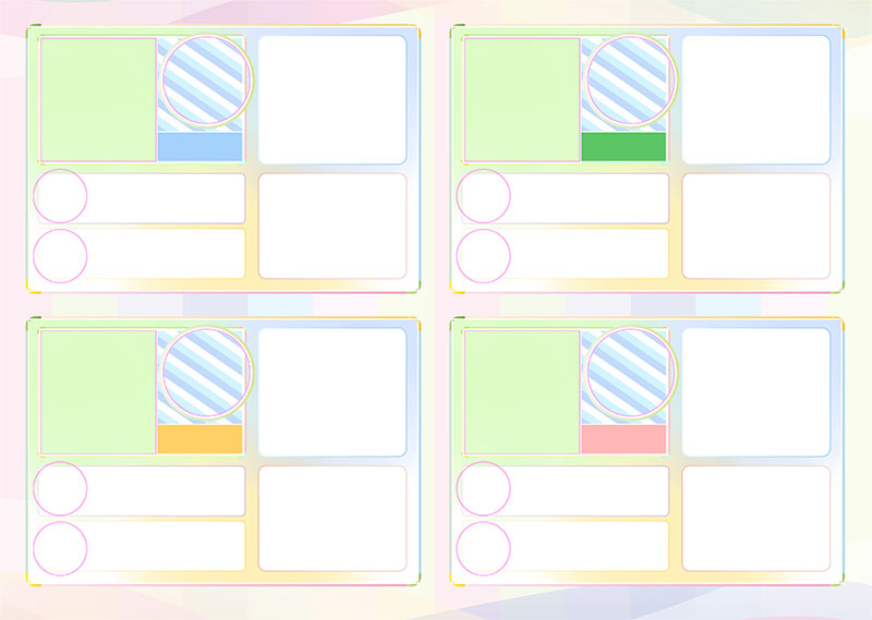 卒園アルバム キャンバテンプレート82