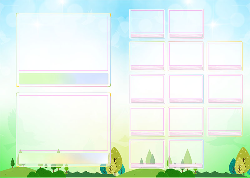 卒園アルバム キャンバテンプレート84