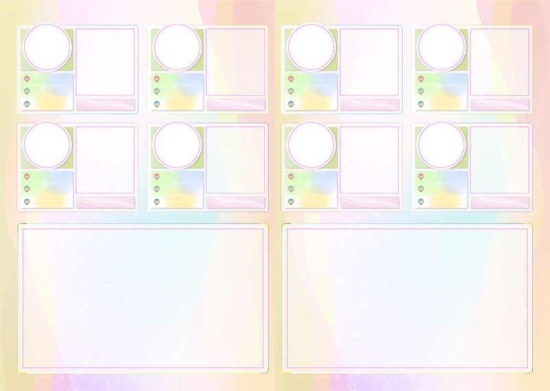 卒園アルバム キャンバテンプレート87