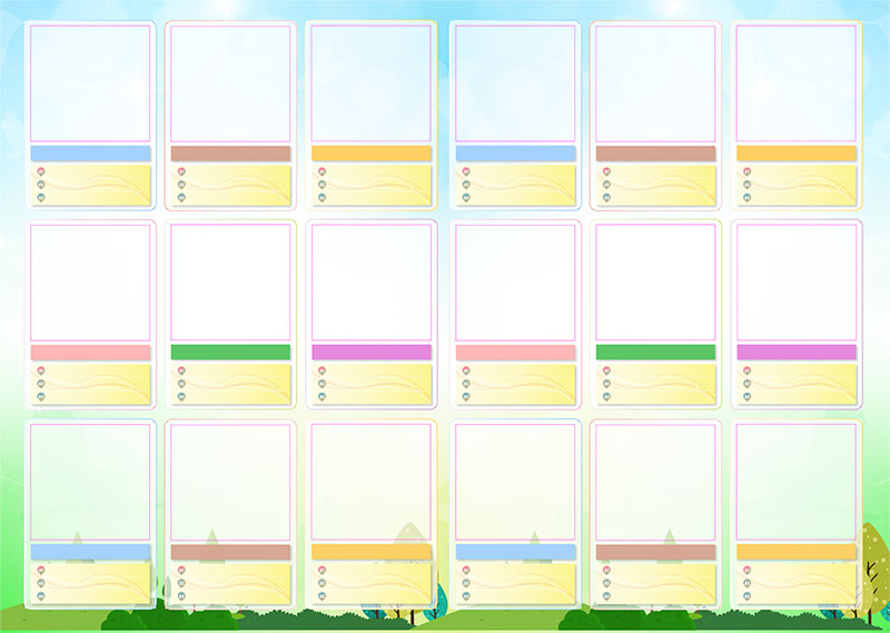 卒園アルバム キャンバテンプレート88