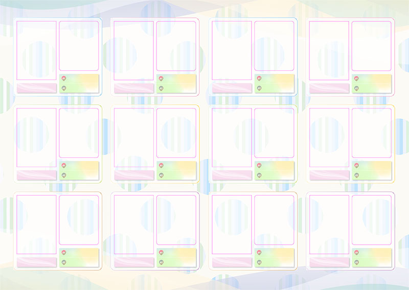 卒園アルバム キャンバテンプレート90